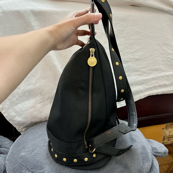 Vintage Gianni Versace Nylon and Leather Backpack - Picture 11 of 12